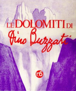 Le Dolomiti di Dino Buzzati - Copertina del catalogo